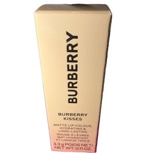 Burberry Kisses Matte Lipstick Hydrating Long Lasting 12 Soft Pink 0.11oz